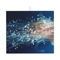 thumbnail image 1 of Honeii White Jellyfish Dansing in the Ocean for Dish Drying Mat for Kitchen Counter, Non-slip Rubber Backed, Hide Stain Kitchen Super Absorbent Draining Mat, Dish Rack Pad, 1 of 8