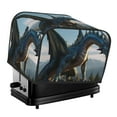 thumbnail image 1 of Honeii Wild Blue Cool Dragon Print 4 slice Toaster Cover, Two Slice Toaster Dust-proof Cover For Kitchen Small Appliance and Fingerprint Protection, 1 of 7