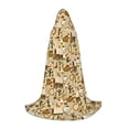 thumbnail image 1 of Honeii Wild West Cowboy Print Poncho Cape, Cloak Coat, Snuggly Hooded Wearable Blanket, Hooded Cape For Teenagers,Halloween Costumes-Small, 1 of 7