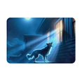 thumbnail image 1 of Honeii A Wolf Barks Out A Window Pattern Door Mat, Welcome Door Mats Outdoor Indoor, Stain and Fade Resistant, Non-Slip Entry Matfor Bedroom, Bathroom, Kitchen, 1 of 7