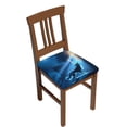 thumbnail image 1 of Honeii A Wolf Barks Out A Window Print Square Cushion Cover with Elastic Band & Ties,Sofa Cushion Covers,Furniture Protector for Living Room,Washable Sofa Seat Slipcover-Two Pieces, 1 of 7
