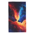 thumbnail image 1 of Honeii Wolf Print Quick-Dry Microfiber Towel, Shower Towel 27.5x16in,Absorbent Bathroom Towel for Beach, Pool, and Travel, 1 of 6