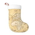thumbnail image 1 of Honeii World Map for Christmas Stocking,Large Xmas Stocking,Holiday and Family Stocking for Fireplace Christmas Holiday Party Decoration, 1 of 7