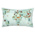 thumbnail image 1 of Honeii World Travel Map Print Pillow Cases,Plush Throw Pillow Covers,Decorative Pillowcase for Sofa, Couch, Living Room-20"x30", 1 of 6