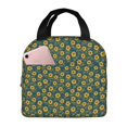 thumbnail image 1 of Honeii Yellow Floral Print Lunch Bag Women, Lunch Box Lunch Bag for Women Adult Men, Small Leakproof Cute Lunch Tote Large Capacity Reusable, 1 of 8