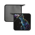 thumbnail image 1 of Honeii colorful flames dinosaur for Silicone Trivets for Hot Pots and Pans -Trivet Mat - Heat Resistant Silicone Trivet - Hot Plate Mats, 1 of 8