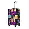 thumbnail image 1 of Honeii funny dogs Elastic Luggage Cover, featuring double-sided printing, is the ideal companion for travel, business trips, and daily use(not included suitcase )-Large, 1 of 7