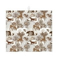 thumbnail image 1 of Honeii leaf Moose fox owls tree for Dish Drying Mat for Kitchen Counter, Non-slip Rubber Backed, Hide Stain Kitchen Super Absorbent Draining Mat, Dish Rack Pad, 1 of 8