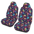 thumbnail image 1 of Honeii mushroom Skull star Print Car Seat Covers 2 Pieces, Full Set Universal Seat Covers for Cars, Waterproof Auto Seat Protectors, 1 of 7