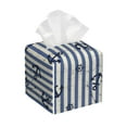 thumbnail image 1 of Honeii 's Anchors And Steering Wheel for Leather Square Tissue Box Cover Holder: A Stylish Organizer for Tabletops, Bathrooms, Cars & Offices, 1 of 5