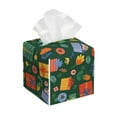 thumbnail image 1 of Honeii 's Christmas Gift for Leather Square Tissue Box Cover Holder: A Stylish Organizer for Tabletops, Bathrooms, Cars & Offices, 1 of 5
