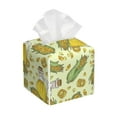 thumbnail image 1 of Honeii 's Corn And Corn Oil for Leather Square Tissue Box Cover Holder: A Stylish Organizer for Tabletops, Bathrooms, Cars & Offices, 1 of 5