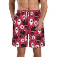 thumbnail image 1 of Honeii's Cute Dog Print Men's Casual Shorts with Drawstring，Swim Trunks Quick Dry Beach Shorts, 1 of 5