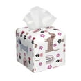 thumbnail image 1 of Honeii 's Cute Dog for Leather Square Tissue Box Cover Holder: A Stylish Organizer for Tabletops, Bathrooms, Cars & Offices, 1 of 5