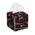 thumbnail image 1 of Honeii 's Eiffel Tower for Leather Square Tissue Box Cover Holder: A Stylish Organizer for Tabletops, Bathrooms, Cars & Offices, 1 of 5