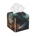 thumbnail image 1 of Honeii 's Hip-Hop Duck for Leather Square Tissue Box Cover Holder: A Stylish Organizer for Tabletops, Bathrooms, Cars & Offices, 1 of 5