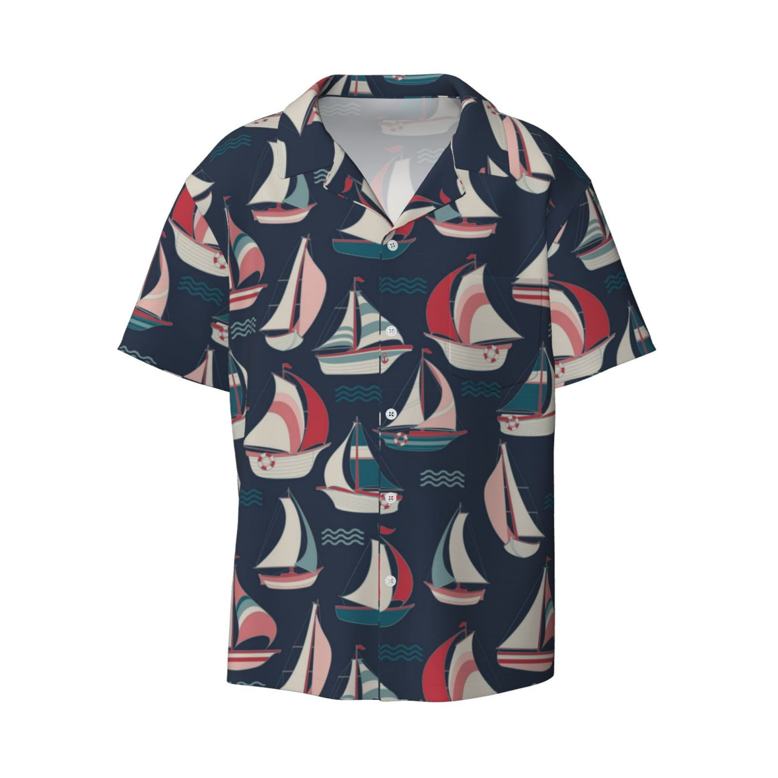Johnnie-O Men's Sailboat Short Sleeve Sport Shirt - Lake