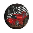 thumbnail image 1 of Honeii tractor Print Tire Covers, Waterproof Anti-UV Sun Snow Rain Tire Covers for Trailers, RV, Camper, SUV, Truck-14 inch, 1 of 6