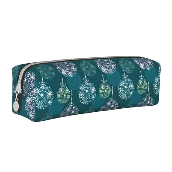 Honeii whiter Snowflake balloons Pattern Pencil Case, Pencil Pouch, Pencil Case Small, Pencil Pouch Aesthetic, PVC Pencil Pouch, Pencil Bag, Makeup Pouch