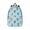 thumbnail image 1 of Honeii winter cow cute Print Canvas College Laptop Backpack, Durable Rucksack Travel Notebook Bag School Backpack Book Bag for Men Women-Medium, 1 of 7