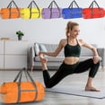 thumbnail image 1 of Honeplcked Gym Bag for Men & Women, Foldable Duffle Bag Durable for Sports, Gym & Travel, Orange on Clearance, 1 of 7