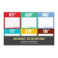thumbnail image 1 of Knock Knock Honest Acronyms: Sticky Note Packet, 1 of 1