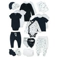 thumbnail image 1 of Honest Baby Apparel Organic Cotton Boy/Girl Hittin' The Town 20-Piece Gift Set, Newborn to 6m, 1 of 8