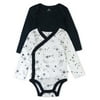 Honest Baby Clothing Baby Boy or Girl Gender Neutral Organic Cotton Long Sleeve Bodysuit and Side Snap Long Sleeve Bodysuit, 2 Piece (Preemie-9 Months)