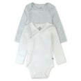 thumbnail image 1 of Honest Baby Clothing Baby Boy or Girl Gender Neutral Organic Cotton Long Sleeve Bodysuit and Side Snap Long Sleeve Bodysuit, 2 Piece (Preemie-9 Months), 1 of 8
