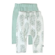 Honest Baby Clothing Baby Boy or Girl Gender Neutral Organic Cotton Footless Harem Pant, 2 Pack (Newborn-24 Months)