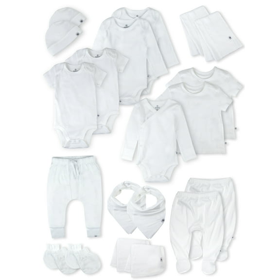 Honest Baby Clothing Baby Boy or Girl Gender Neutral Organic Cotton Hittin the Town Gift Set, 20 Piece (Newborn-6 Months)