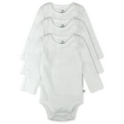 Honest Baby Clothing Baby Boy or Girl Gender Neutral Organic Cotton Long Sleeve Bodysuits, 3 Pack (Preemie-24 Months)