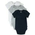 thumbnail image 1 of Honest Baby Clothing Baby Boy or Girl Gender Neutral Organic Cotton Short Sleeve Bodysuits, 3 Pack (Preemie-24 Months), 1 of 7