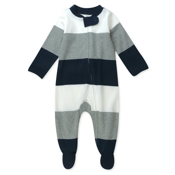 Honest Baby Clothing Baby Boy or Girl Gender Neutral Organic Cotton Sleep N Play (Preemie-9 Months)