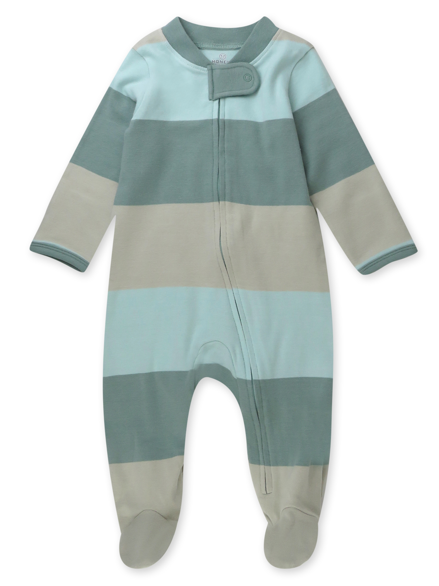 Burt's Bees Baby Newborn Baby Boy Organic Cotton Sleep 'N Play Footed Pajamas