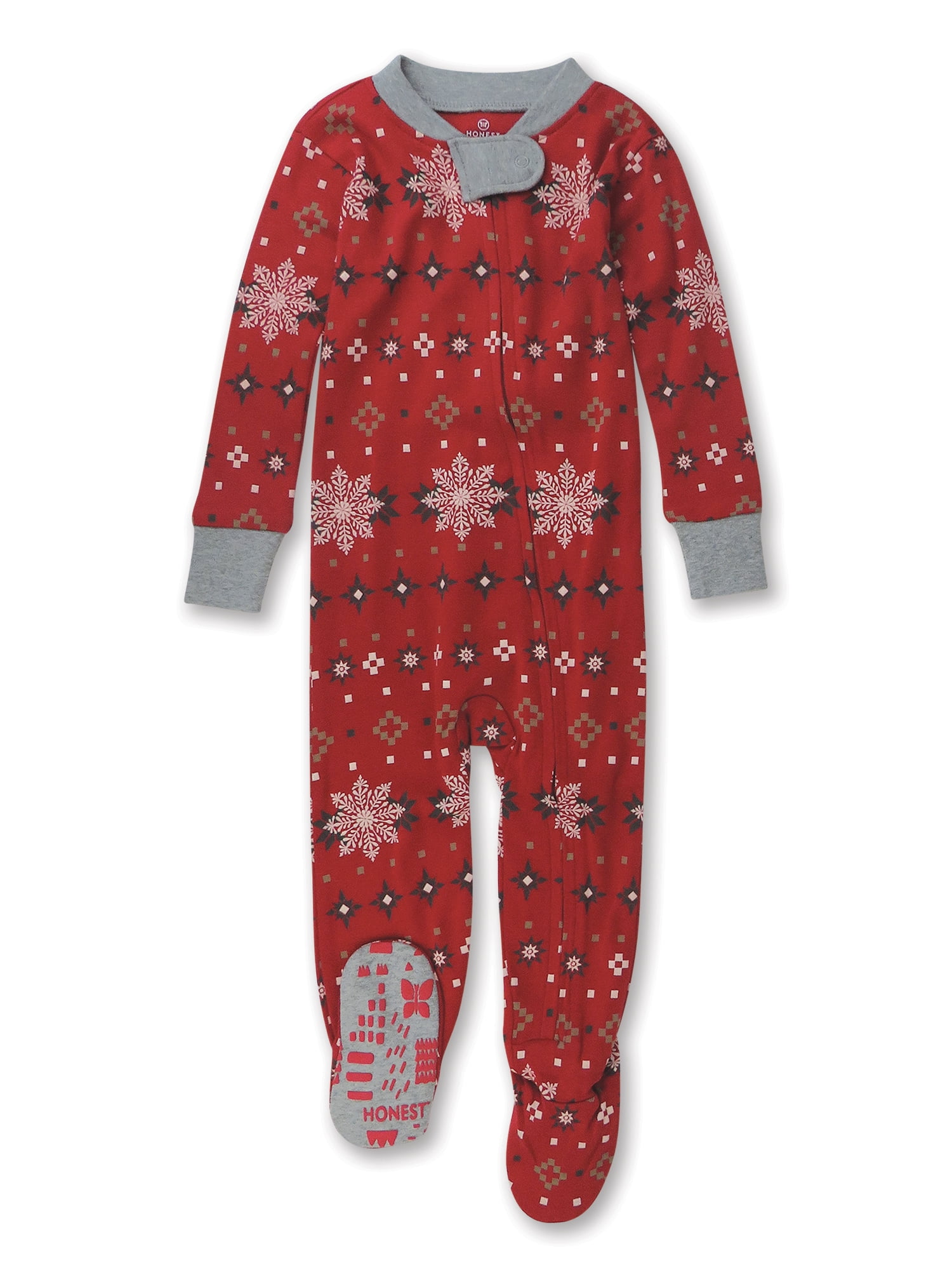 The Honest Company Baby Schlafanzug Aus Bio-Baumwolle – Fußteil, 2-teilig, Snug-fit, Größe 4T