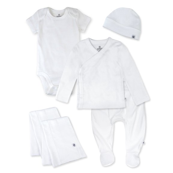 Honest Baby Clothing Baby Boy or Girl Gender Neutral Organic Cotton Take Me Home Gift Set, 6 Piece (Newborn-6 Months)