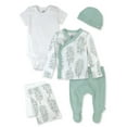 thumbnail image 1 of Honest Baby Clothing Baby Boy or Girl Gender Neutral Organic Cotton Take Me Home Gift Set, 6 Piece (Newborn-6 Months), 1 of 6