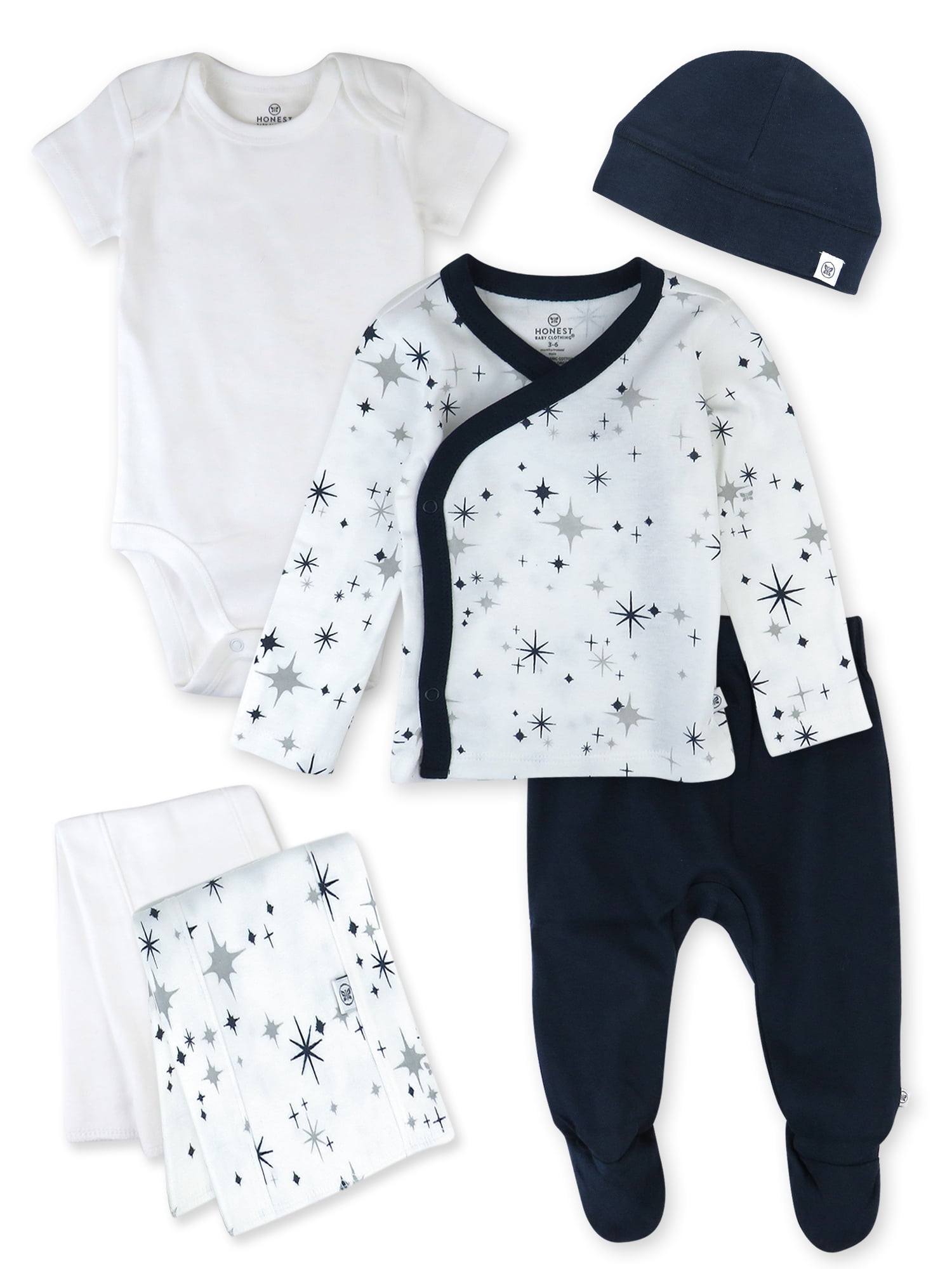 *関税込み* OUR LEGACY ユニセックス リブ編みゲートル Honest Baby Clothing Organic Cotton Baby Essentials Gift Set