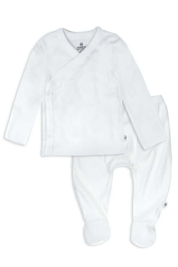 Baby Boy or Girl Gender Neutral Organic Cotton Take Me Home Set, 2 Piece (Preemie-9 Months)