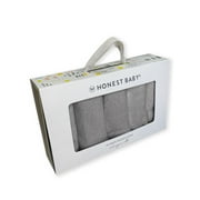 Honest Baby Clothing Baby Boy or Girl Gender Neutral Organic Cotton Washcloth Gift Set, 10 Pack (One Size)