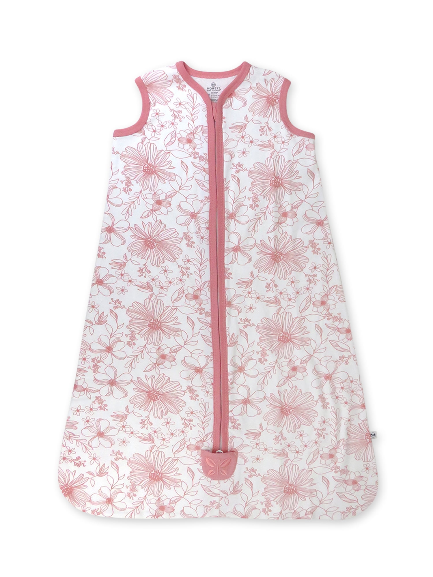 Honest Baby Clothing Baby Boy or Girl Gender Neutral Organic Cotton Zip Front Wearable Blanket