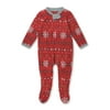 Actual Color: Fair Isle Red, Clothing Size: 3-6 Months