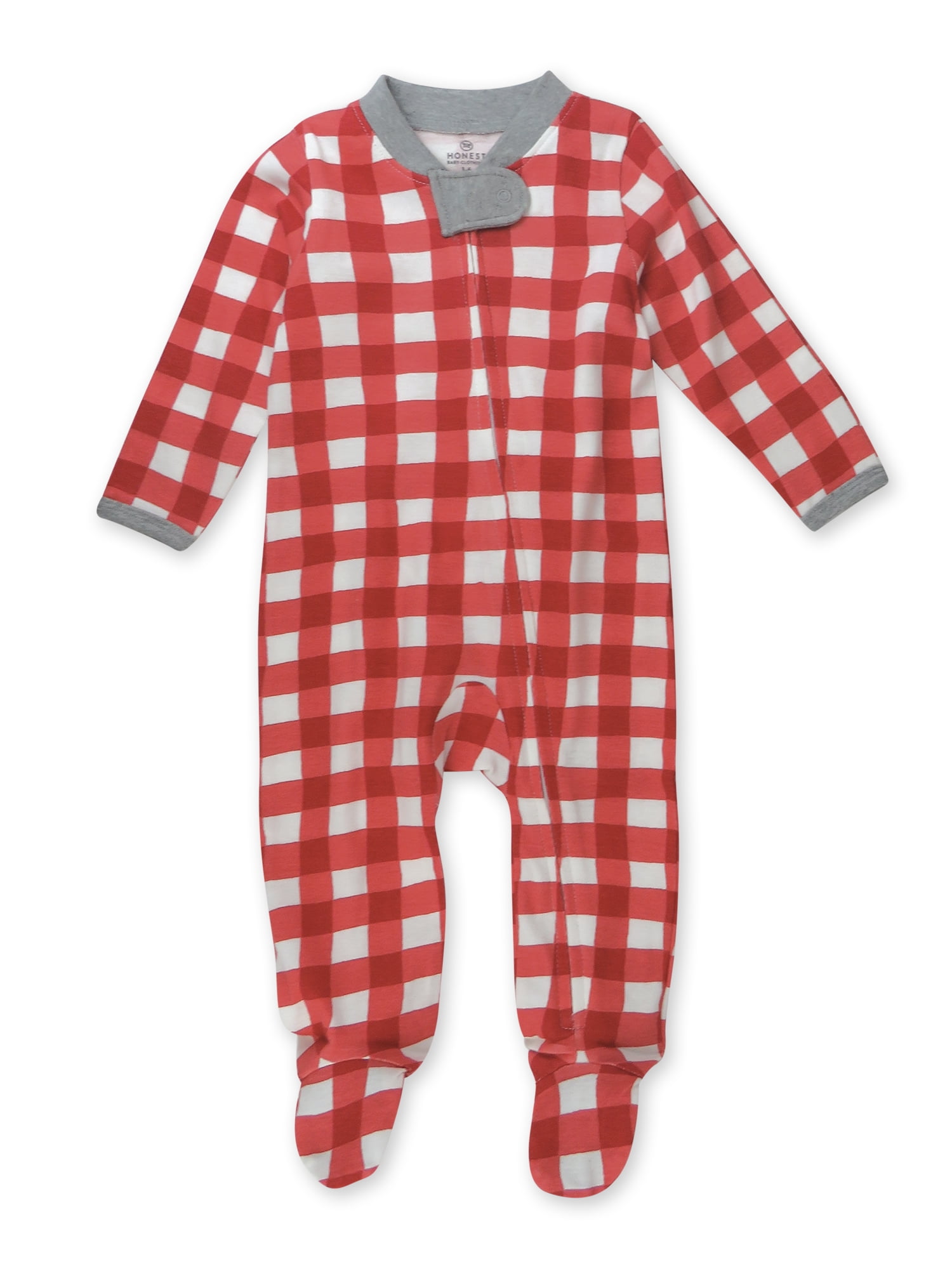 Honest Baby Clothing Gender Neutral Organic Cotton Holiday Sleep N Play, Sizes Newborn-9 Months