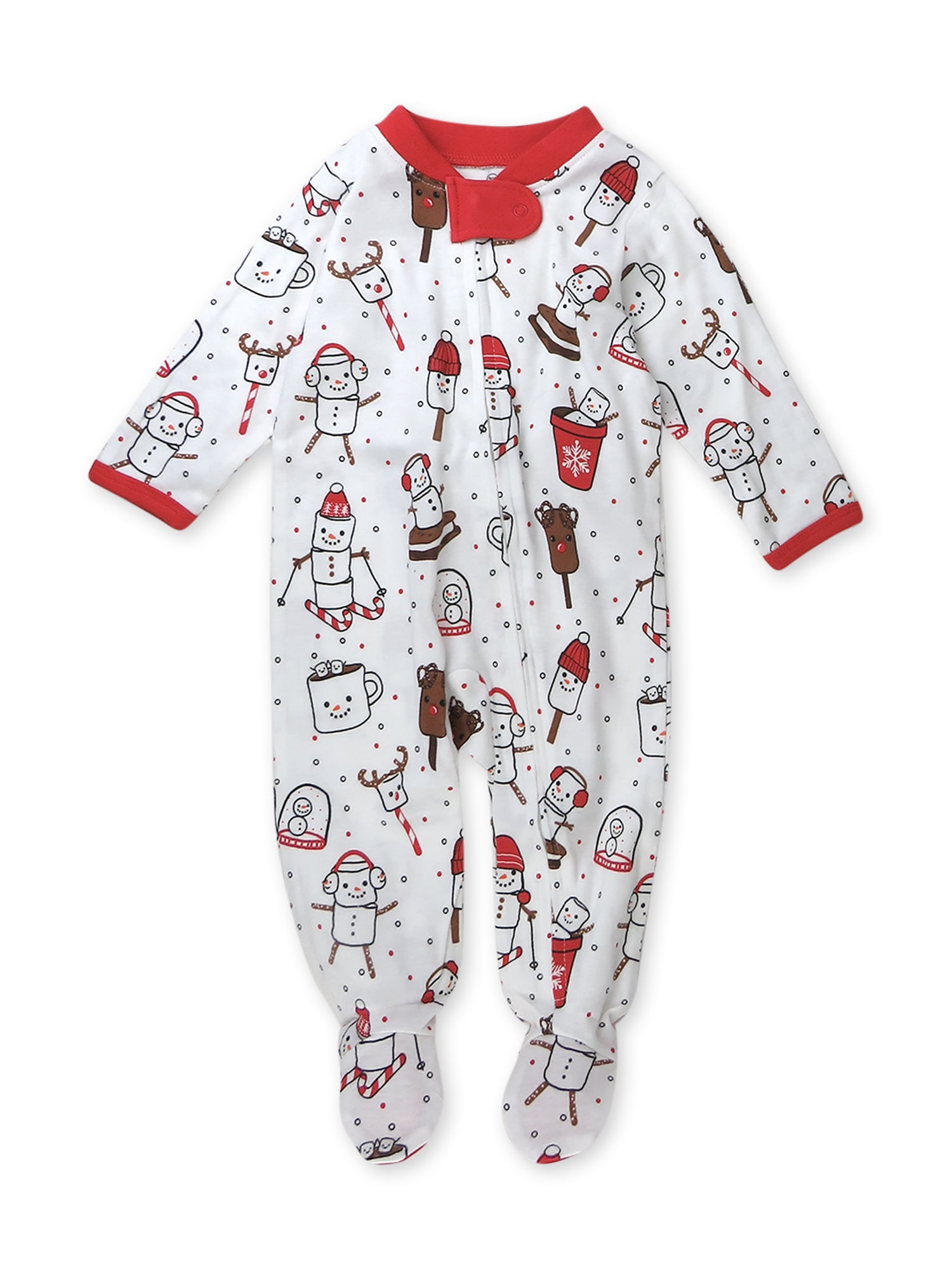 Honest Baby Clothing Gender Neutral Organic Cotton Holiday Sleep N Play, Sizes Newborn-9 Months