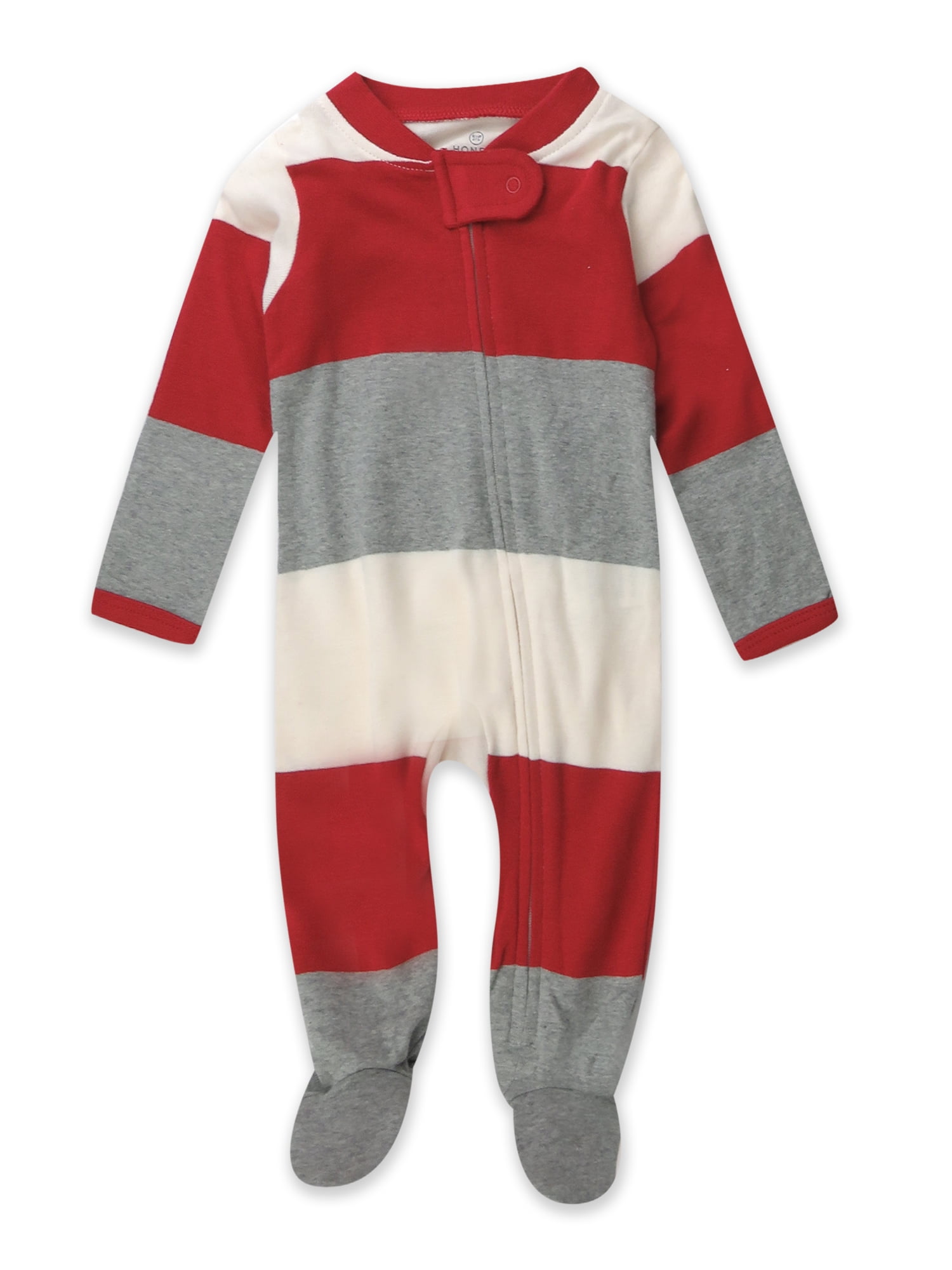Honest Baby Clothing Gender Neutral Organic Cotton Holiday Sleep N Play, Sizes Newborn-9 Months