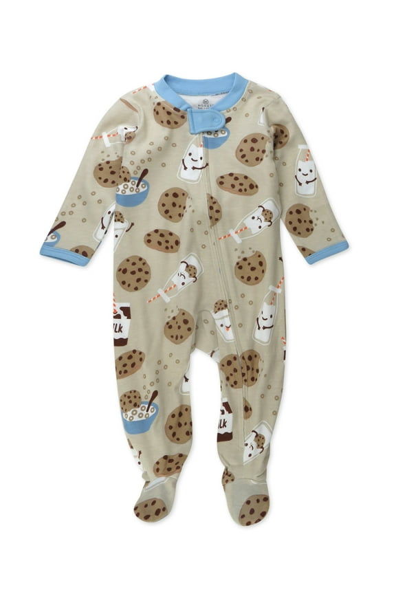 Organic Cotton Baby Boy/Girl Sleep N Play, Sizes Newborn-9 Months