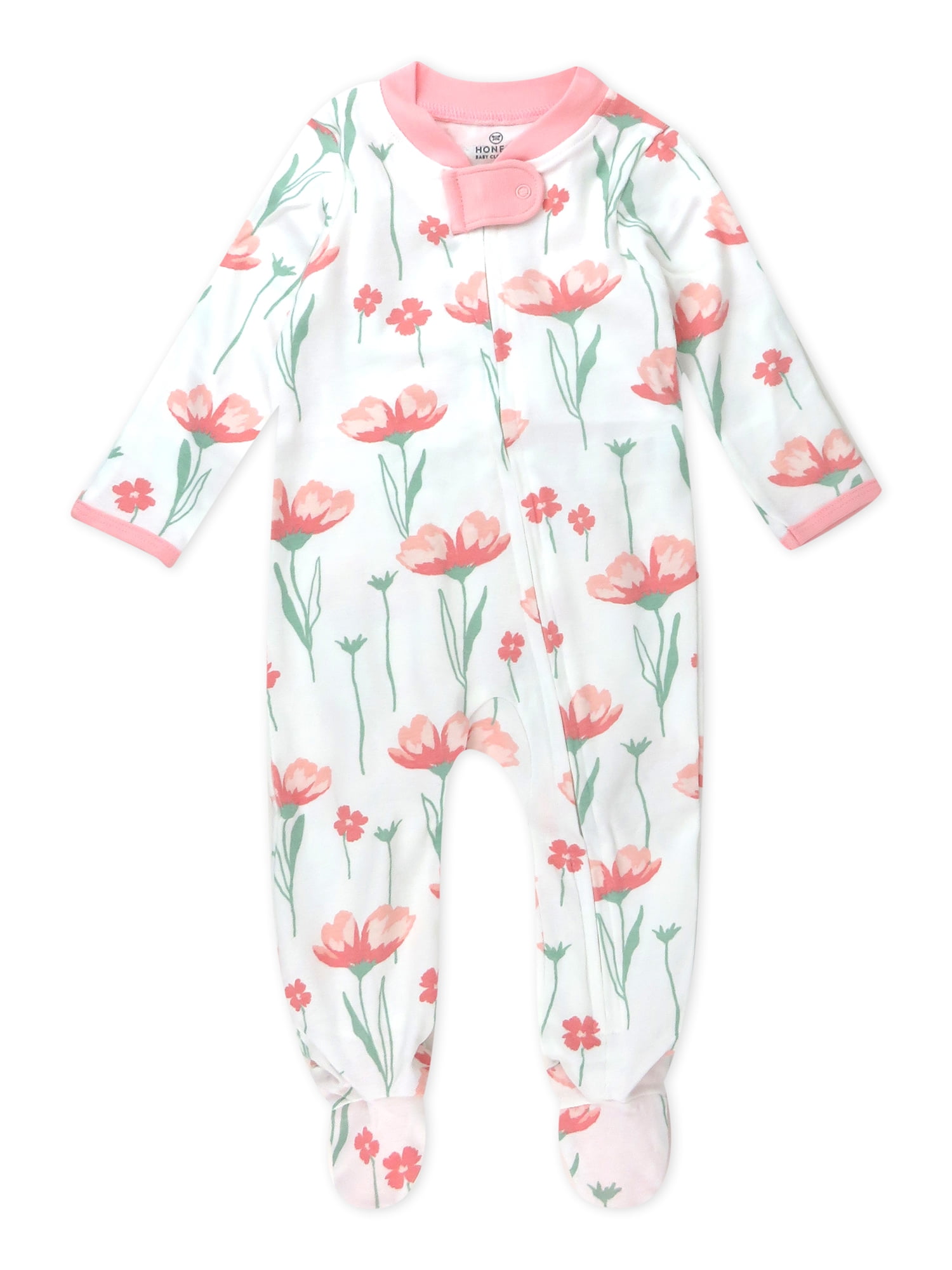 Honest Baby Clothing Organic Cotton Baby Boy/Girl Sleep N Play, Sizes Newborn-9 Months