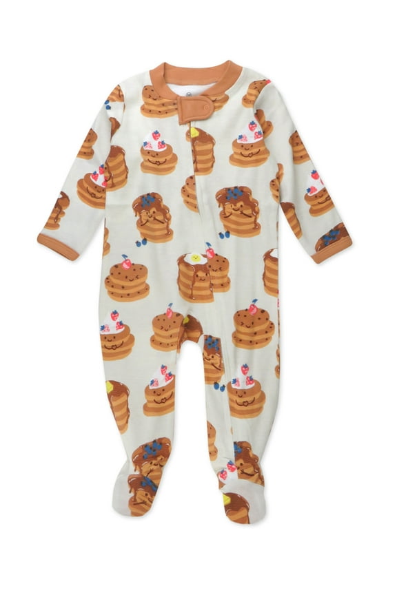 Clothing Organic Cotton Boy/Girl Long Sleeve Sleep N Play, Newborn - 9 Month Sleepwear