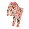 thumbnail image 1 of Honest Baby Clothing Organic Cotton Boy/Girl 2-Piece Long Sleeve Pajama Set, 12m to 24m, 1 of 7